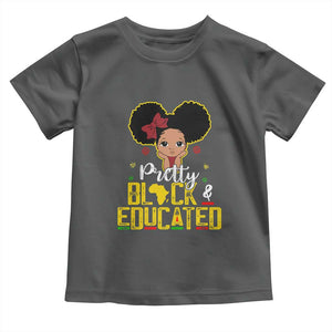 Pretty Black and Educated Toddler T Shirt I Am The Strong Afro Queen