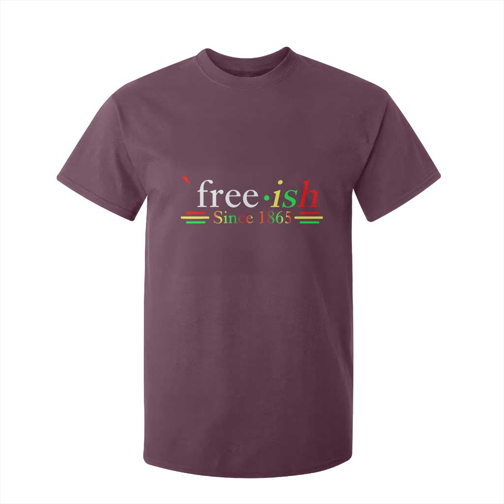 Free-ish Since 1865 T Shirt For Kid Juneteenth Freedom Emancipation Black History