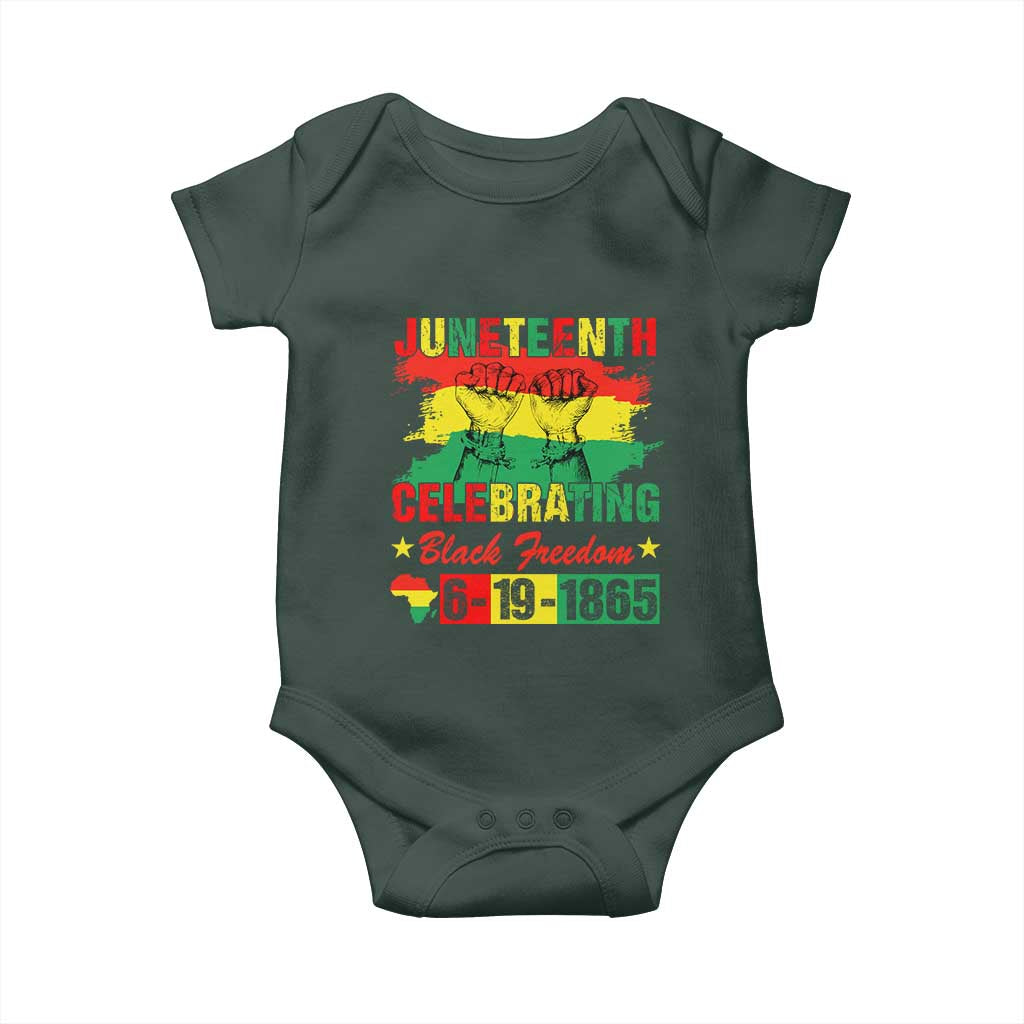 Juneteenth 1865 Baby Onesie Celebrating Black Freedom June 19th African American
