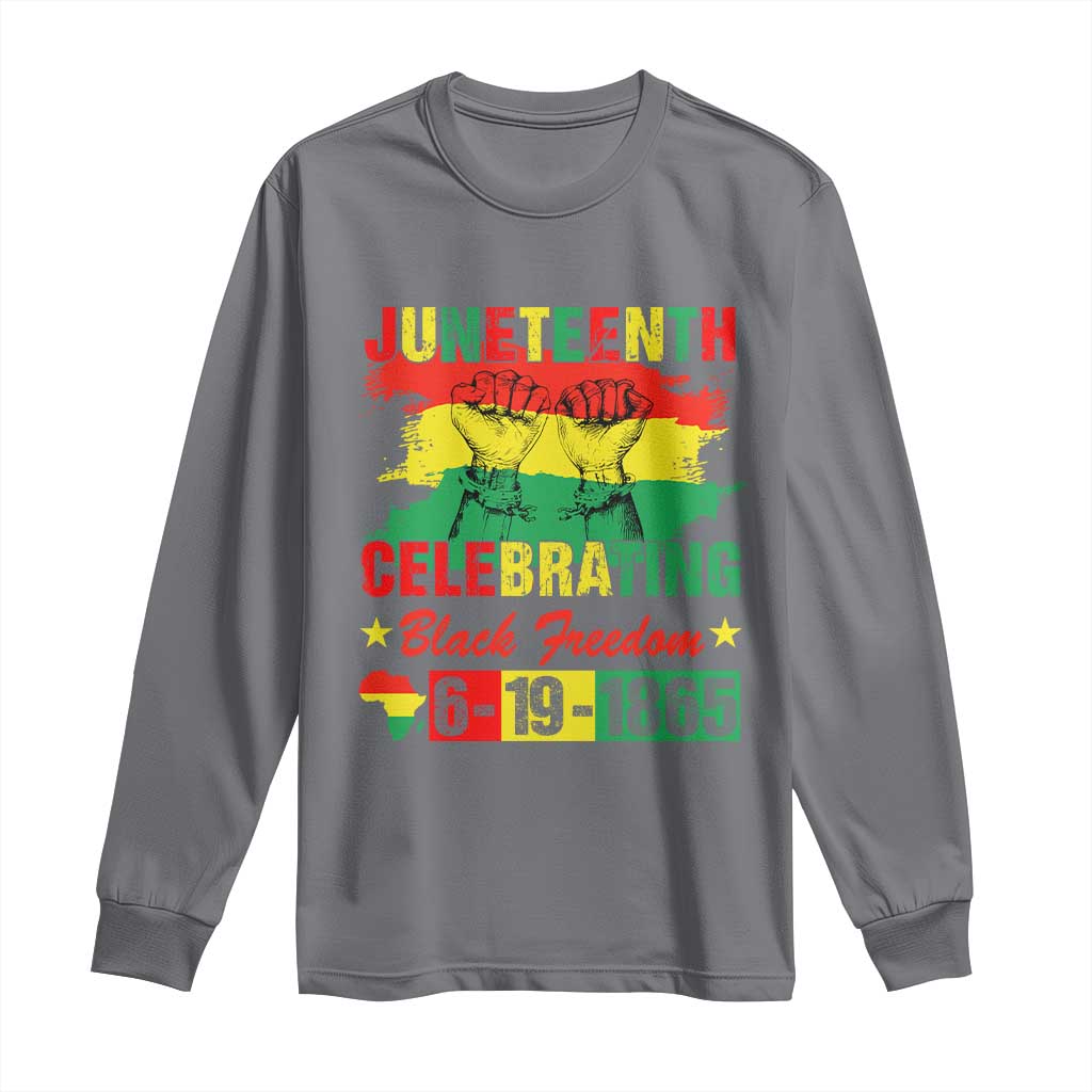 Juneteenth 1865 Long Sleeve Shirt Celebrating Black Freedom June 19th African American