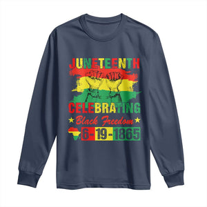 Juneteenth 1865 Long Sleeve Shirt Celebrating Black Freedom June 19th African American