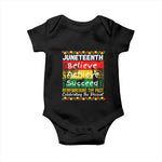 Juneteenth Is My Independence Day Baby Onesie Black Pride Melanin