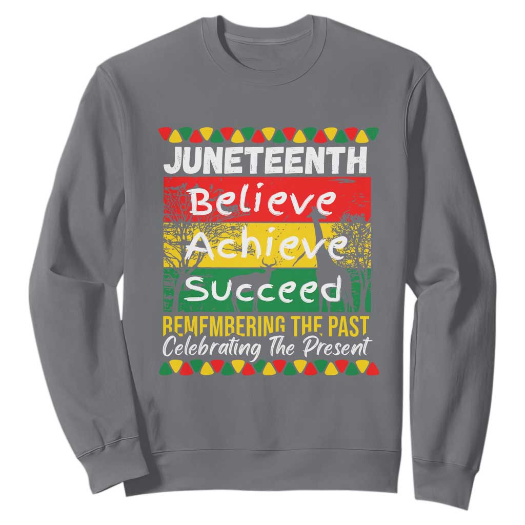 Juneteenth Is My Independence Day Sweatshirt Black Pride Melanin