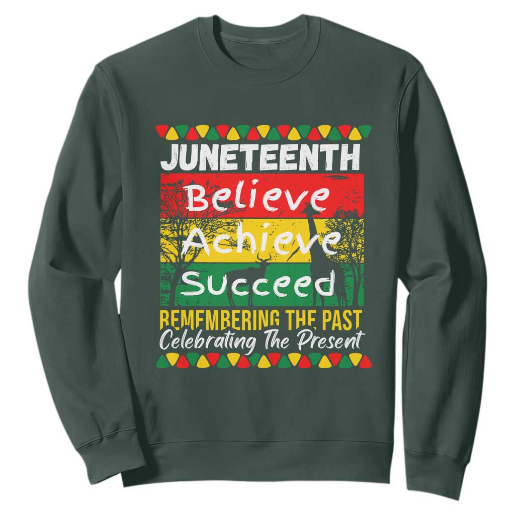 Juneteenth Is My Independence Day Sweatshirt Black Pride Melanin
