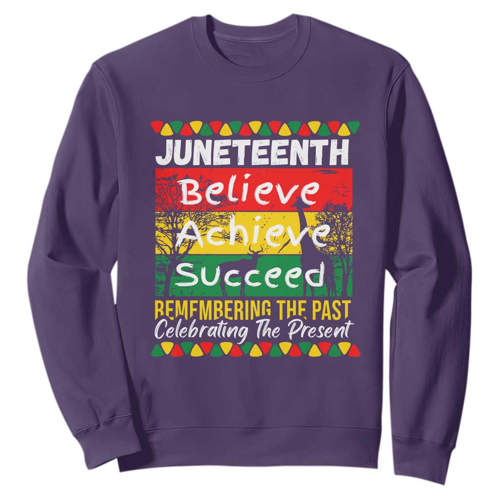 Juneteenth Is My Independence Day Sweatshirt Black Pride Melanin