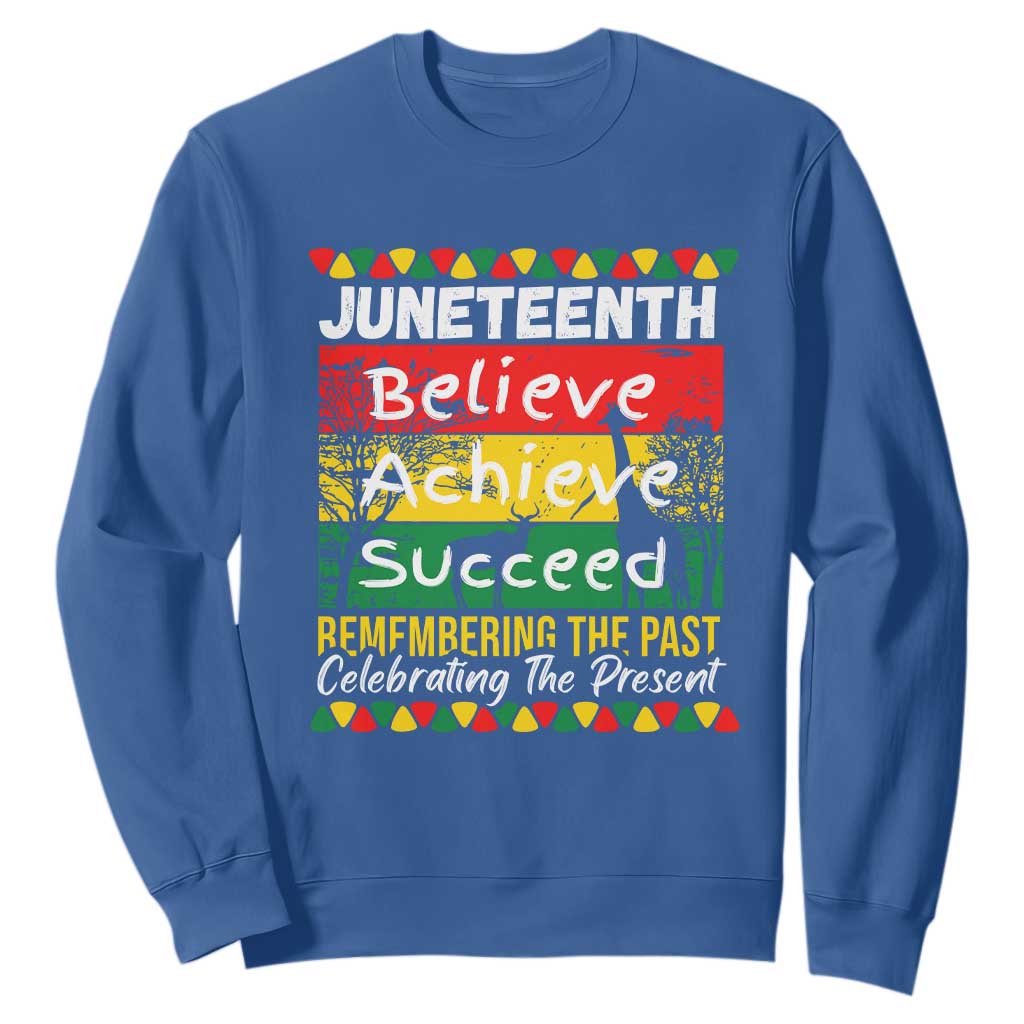 Juneteenth Is My Independence Day Sweatshirt Black Pride Melanin