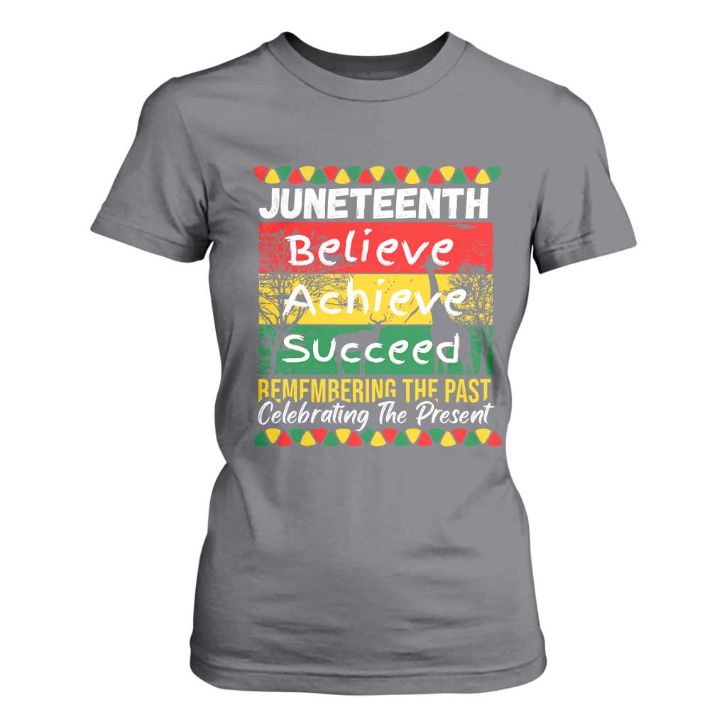 Juneteenth Is My Independence Day T Shirt For Women Black Pride Melanin