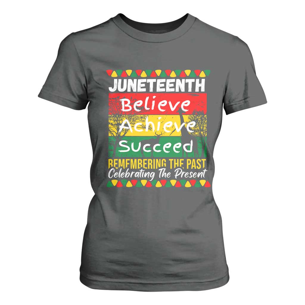 Juneteenth Is My Independence Day T Shirt For Women Black Pride Melanin