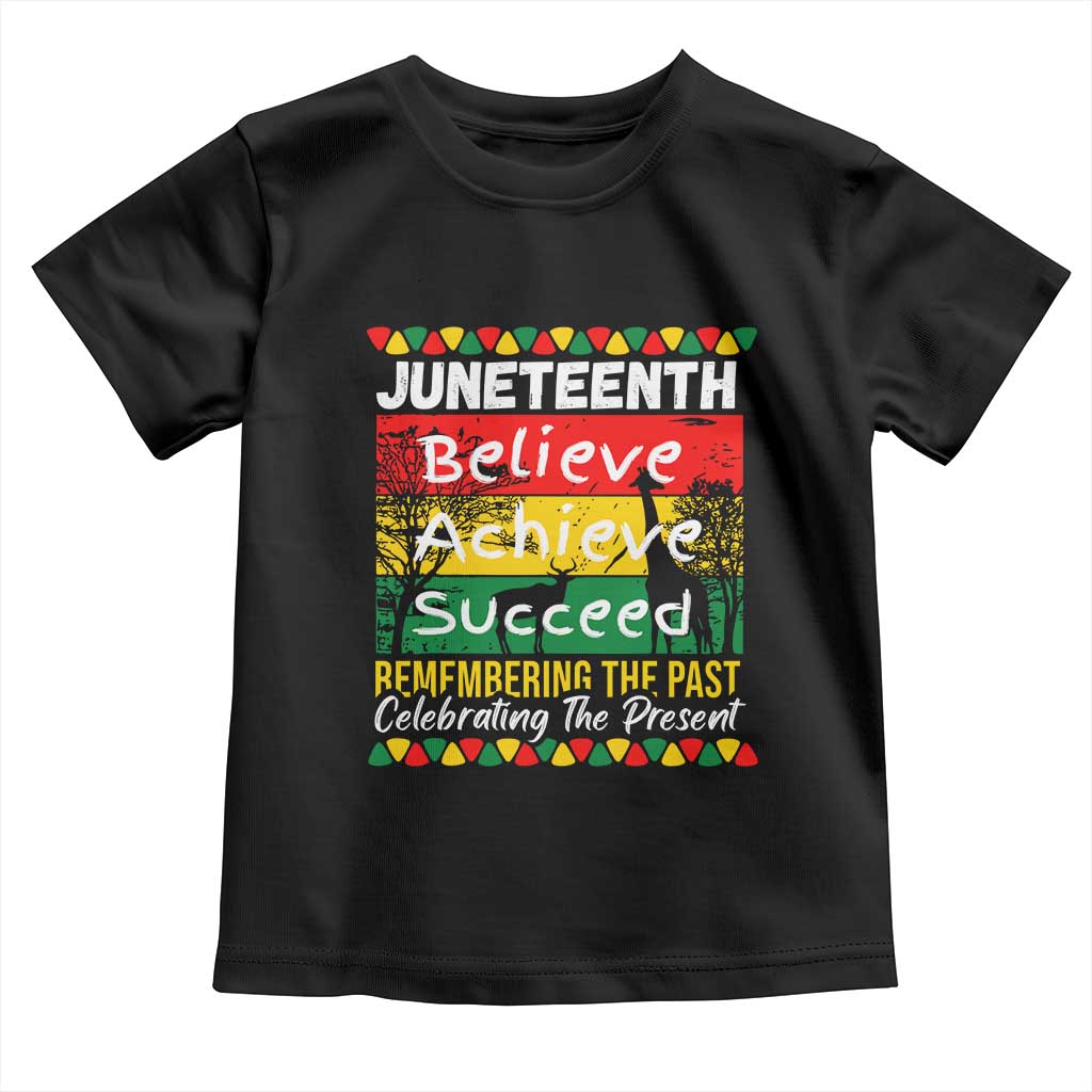 Juneteenth Is My Independence Day Toddler T Shirt Black Pride Melanin