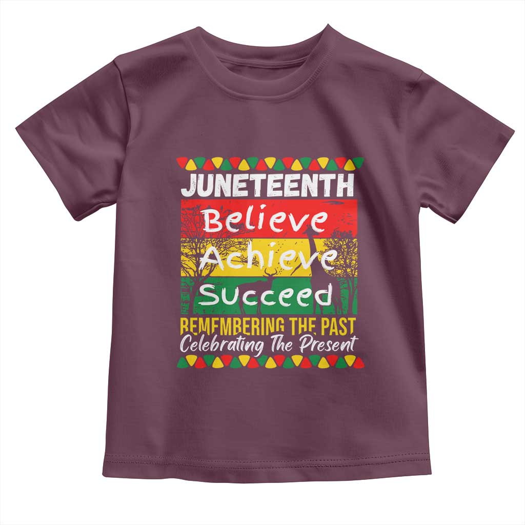 Juneteenth Is My Independence Day Toddler T Shirt Black Pride Melanin