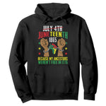 Juneteenth 1865 Hoodie My Ancestors Weren't Free In 1776