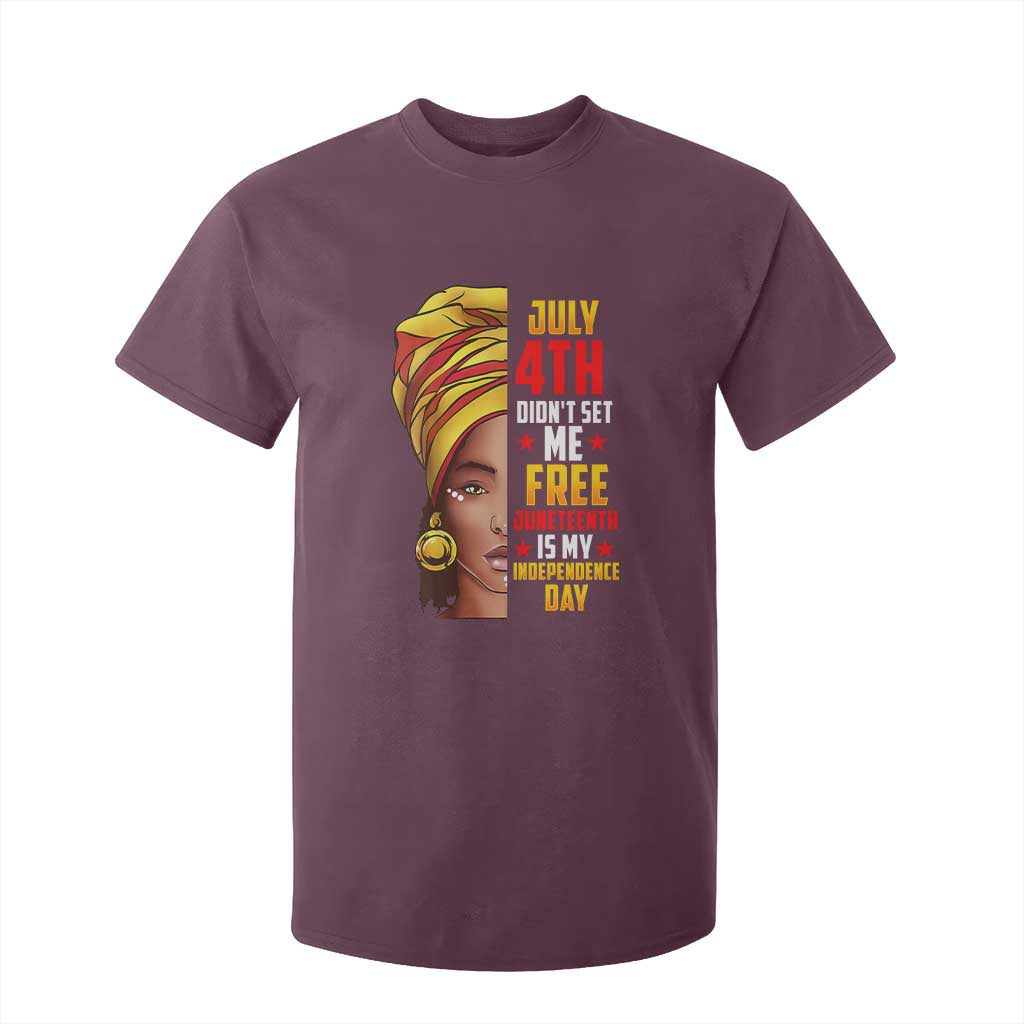 Juneteenth 1866 T Shirt For Kid Juneteenth Is My Independence Day for Women
