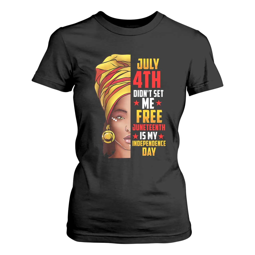 Juneteenth 1866 T Shirt For Women Juneteenth Is My Independence Day for Women