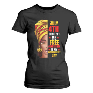 Juneteenth 1866 T Shirt For Women Juneteenth Is My Independence Day for Women