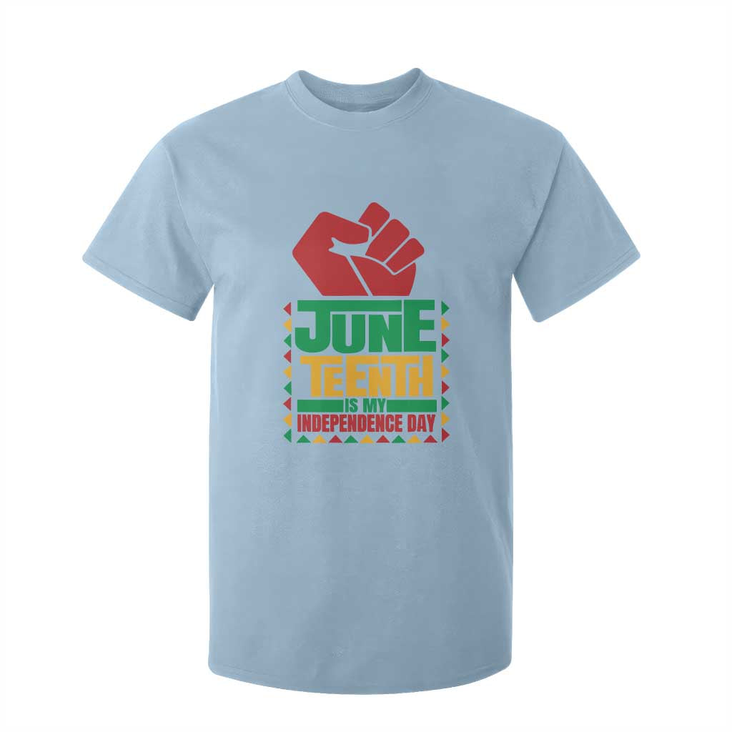 Juneteenth Is My Independence Day T Shirt For Kid Raised Fist