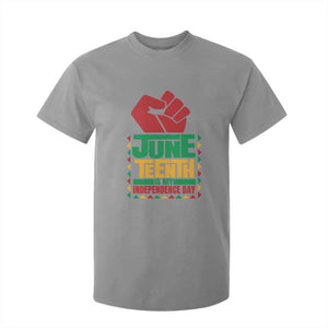 Juneteenth Is My Independence Day T Shirt For Kid Raised Fist
