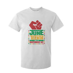 Juneteenth Is My Independence Day T Shirt For Kid Raised Fist