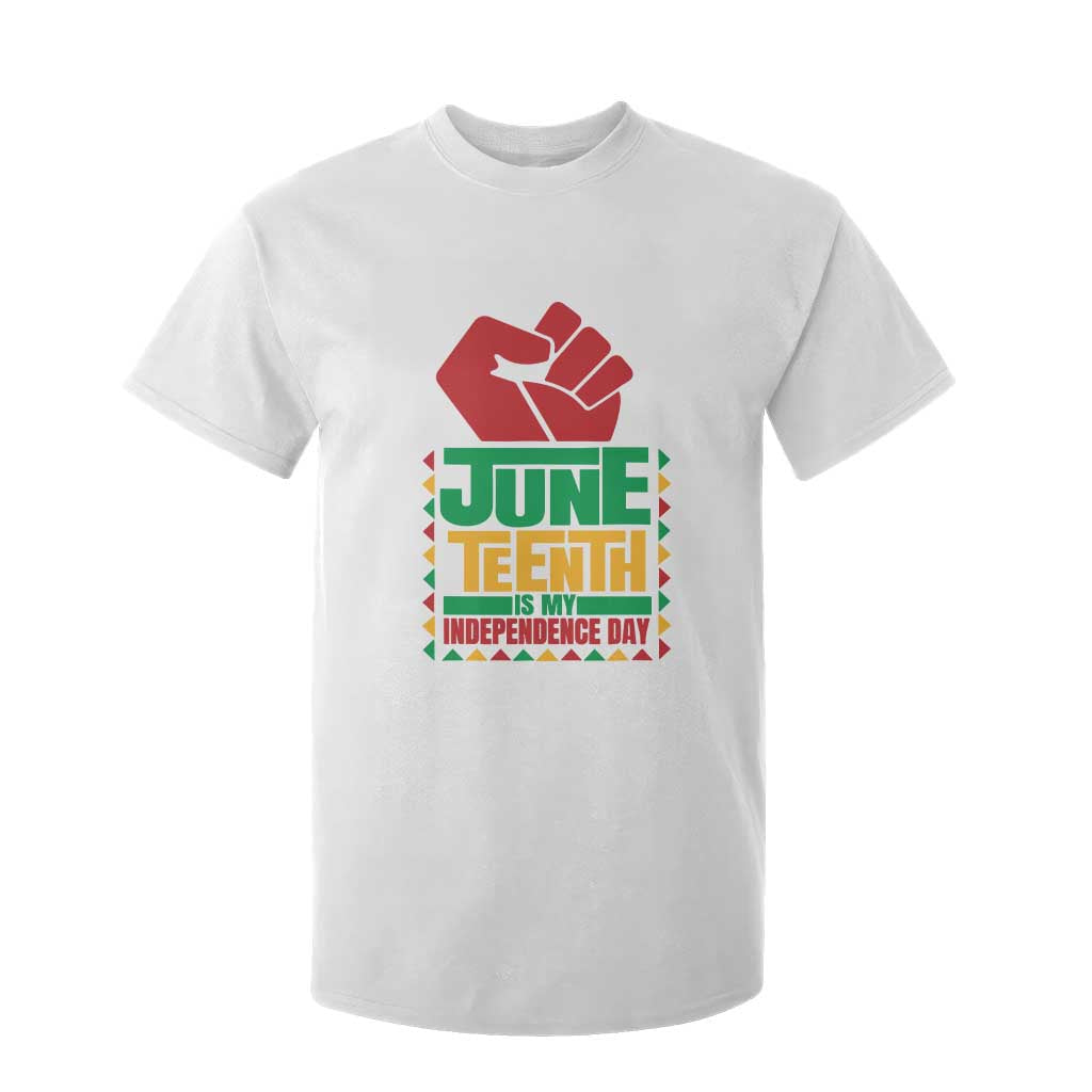 Juneteenth Is My Independence Day T Shirt For Kid Raised Fist