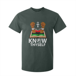 African American History T Shirt For Kid Know Thyself Break The Chains