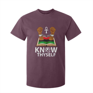 African American History T Shirt For Kid Know Thyself Break The Chains