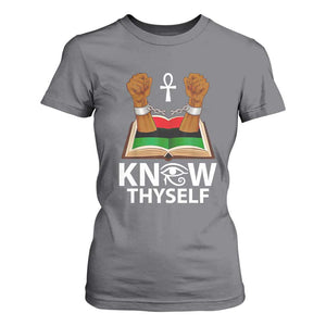 African American History T Shirt For Women Know Thyself Break The Chains