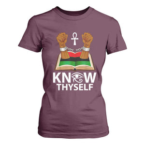 African American History T Shirt For Women Know Thyself Break The Chains