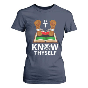 African American History T Shirt For Women Know Thyself Break The Chains