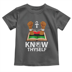 African American History Toddler T Shirt Know Thyself Break The Chains