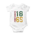 Juneteenth Baby Onesie Celebrating Freedom In African History Since 1865