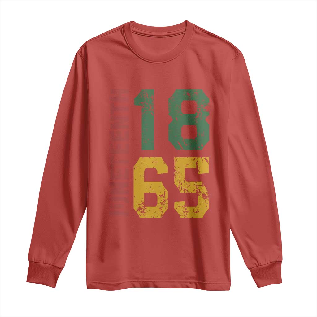 Juneteenth Long Sleeve Shirt Celebrating Freedom In African History Since 1865
