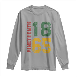 Juneteenth Long Sleeve Shirt Celebrating Freedom In African History Since 1865