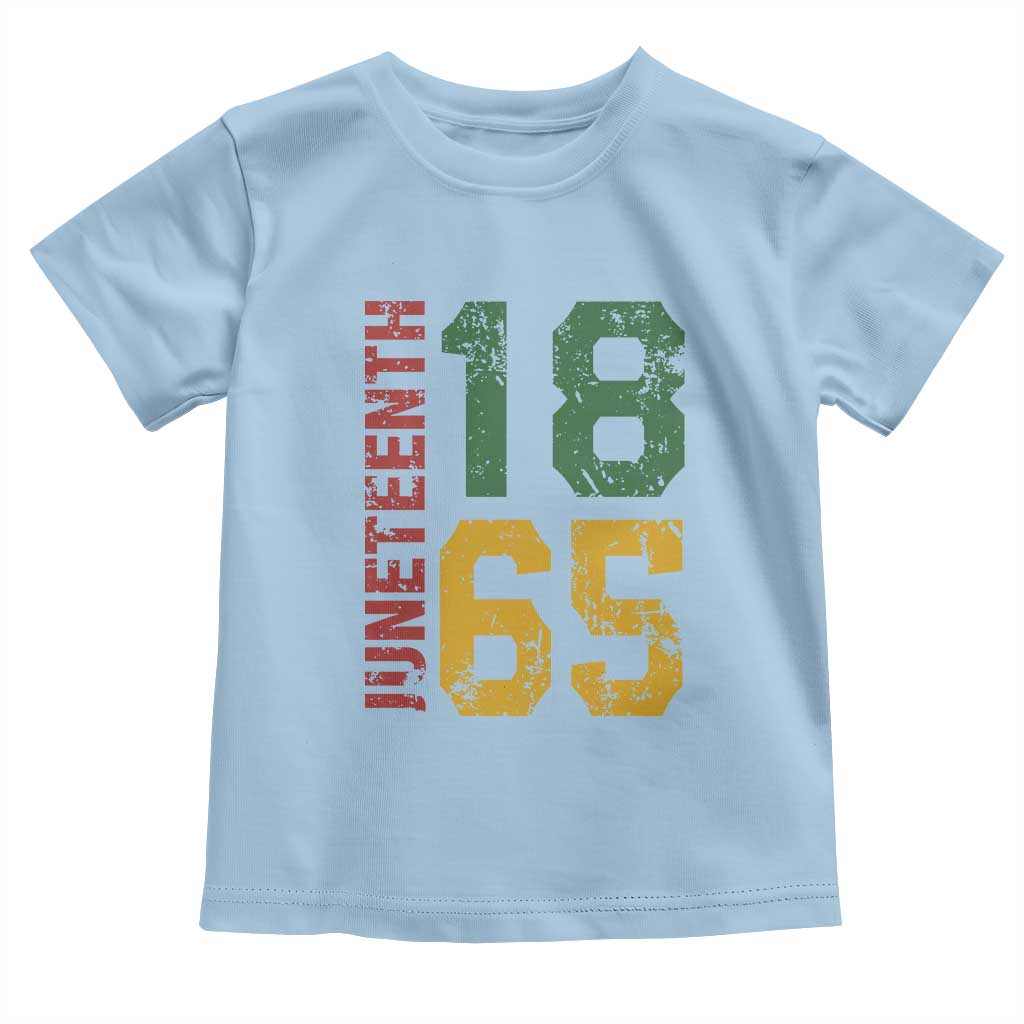 Juneteenth Toddler T Shirt Celebrating Freedom In African History Since 1865