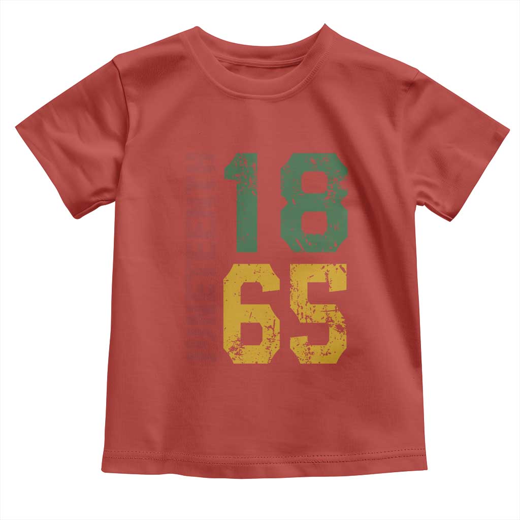Juneteenth Toddler T Shirt Celebrating Freedom In African History Since 1865