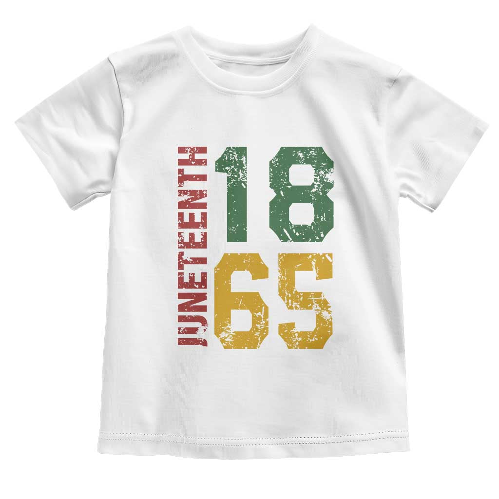 Juneteenth Toddler T Shirt Celebrating Freedom In African History Since 1865