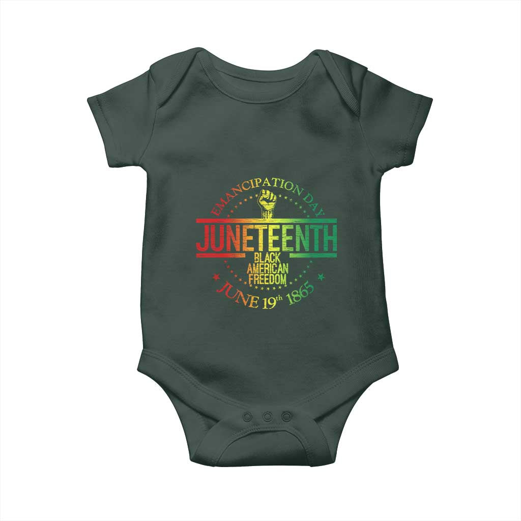 Emancipation Day Juneteenth 1865 Baby Onesie Black American Freedom History June 19th