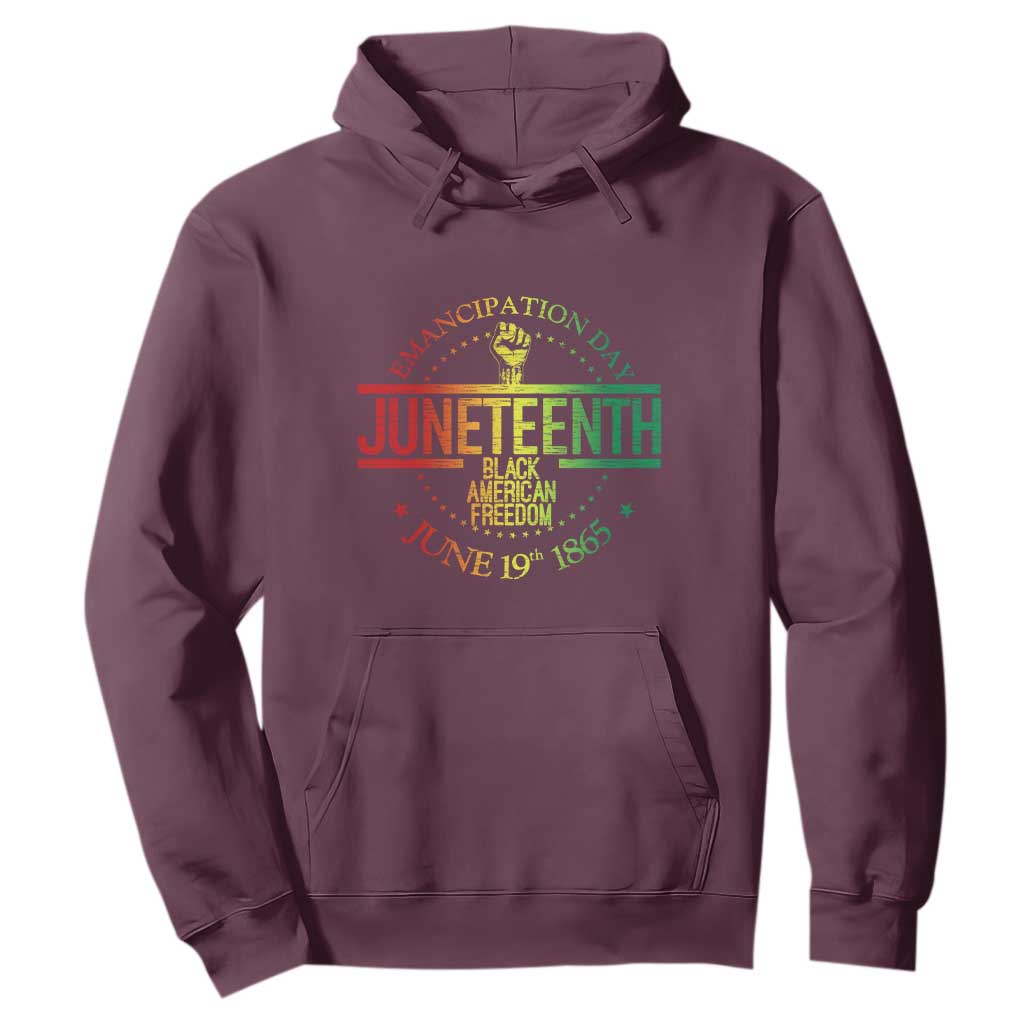 Emancipation Day Juneteenth 1865 Hoodie Black American Freedom History June 19th