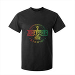 Emancipation Day Juneteenth 1865 T Shirt For Kid Black American Freedom History June 19th
