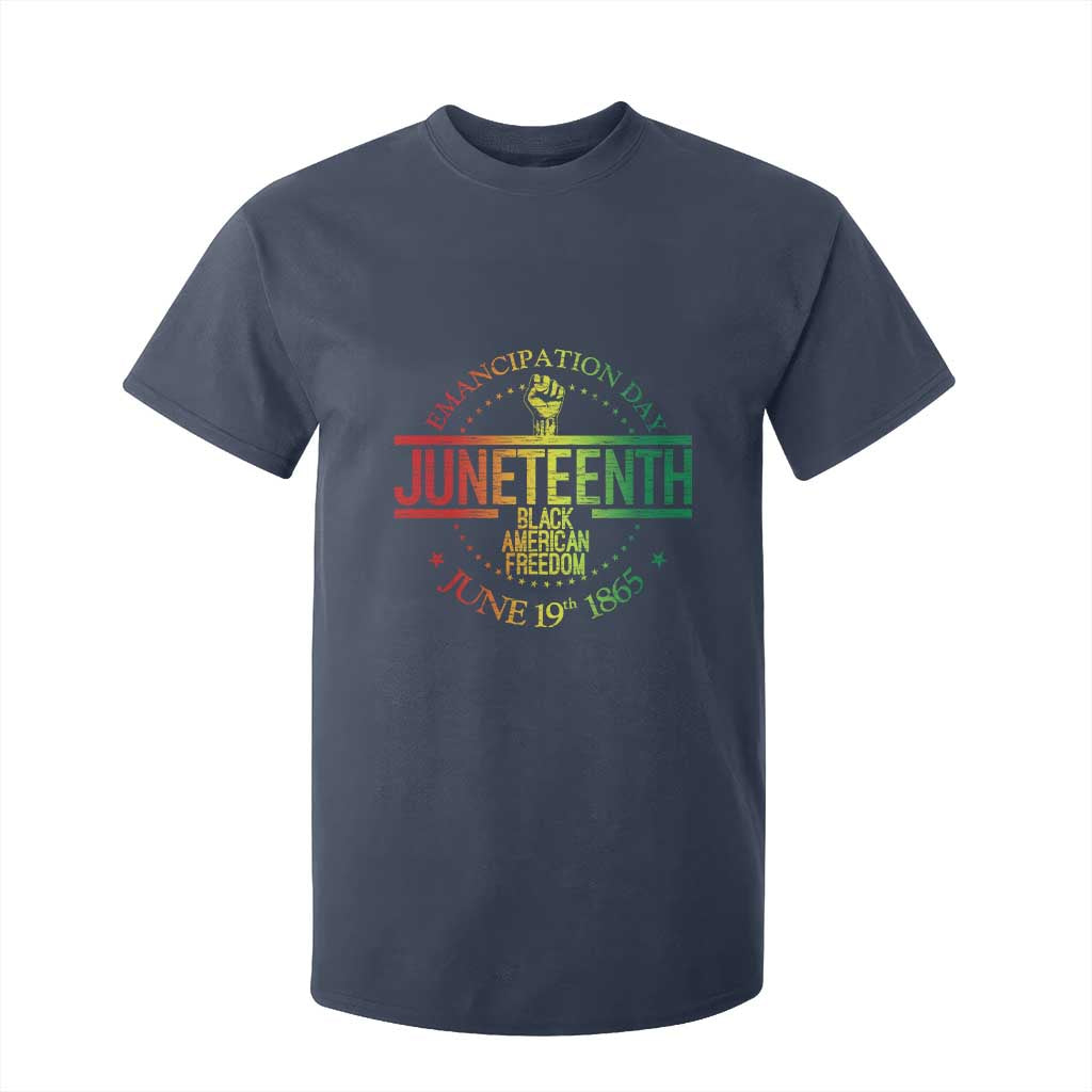 Emancipation Day Juneteenth 1865 T Shirt For Kid Black American Freedom History June 19th