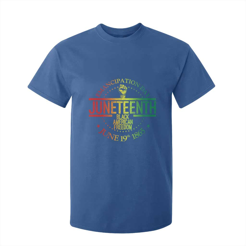 Emancipation Day Juneteenth 1865 T Shirt For Kid Black American Freedom History June 19th