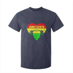 Juneteenth T Shirt For Kid Breaking Every Chain BHM Heart