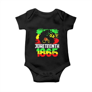 Afro Woman Baby Onesie Juneteenth 1865 African Black Pride