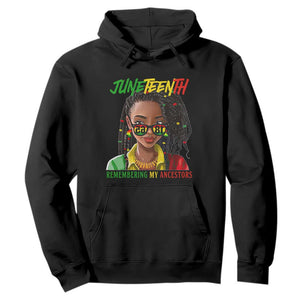 Black Prince Juneteenth 1865 Hoodie Loc'd Hair Remembering My Ancestor for Women