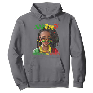 Black Prince Juneteenth 1865 Hoodie Loc'd Hair Remembering My Ancestor for Women