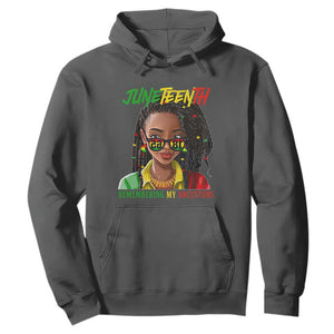 Black Prince Juneteenth 1865 Hoodie Loc'd Hair Remembering My Ancestor for Women