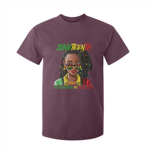 Black Prince Juneteenth 1865 T Shirt For Kid Loc'd Hair Remembering My Ancestor for Women