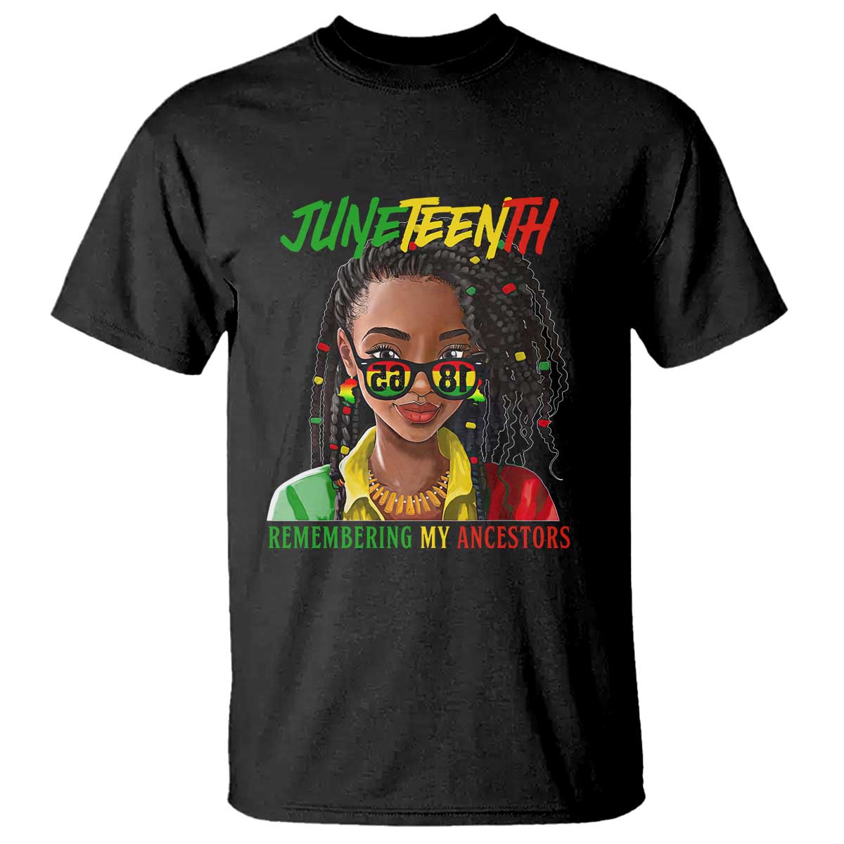 Black Prince Juneteenth 1865 T Shirt Loc'd Hair Remembering My Ancestor for Women