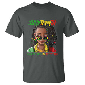 Black Prince Juneteenth 1865 T Shirt Loc'd Hair Remembering My Ancestor for Women