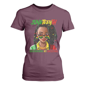 Black Prince Juneteenth 1865 T Shirt For Women Loc'd Hair Remembering My Ancestor for Women