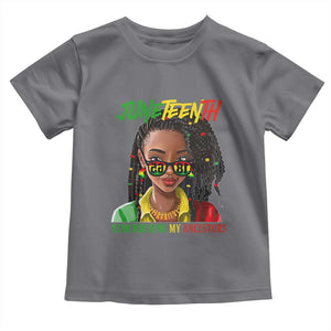 Black Prince Juneteenth 1865 Toddler T Shirt Loc'd Hair Remembering My Ancestor for Women