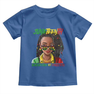 Black Prince Juneteenth 1865 Toddler T Shirt Loc'd Hair Remembering My Ancestor for Women